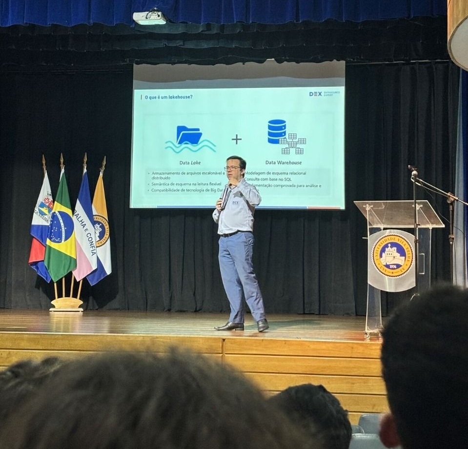 Palestra na UVV durante o evento TI 360