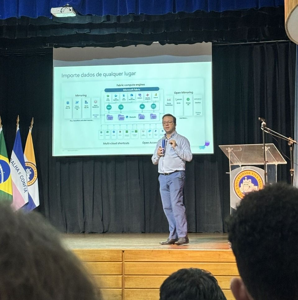 Palestra na UVV durante o evento TI 360